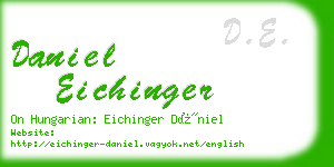 daniel eichinger business card